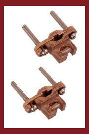 Bronze Grounding Clamps Lay In