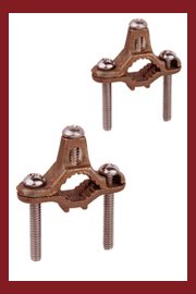 Bronze Grounding Clamps Lay In